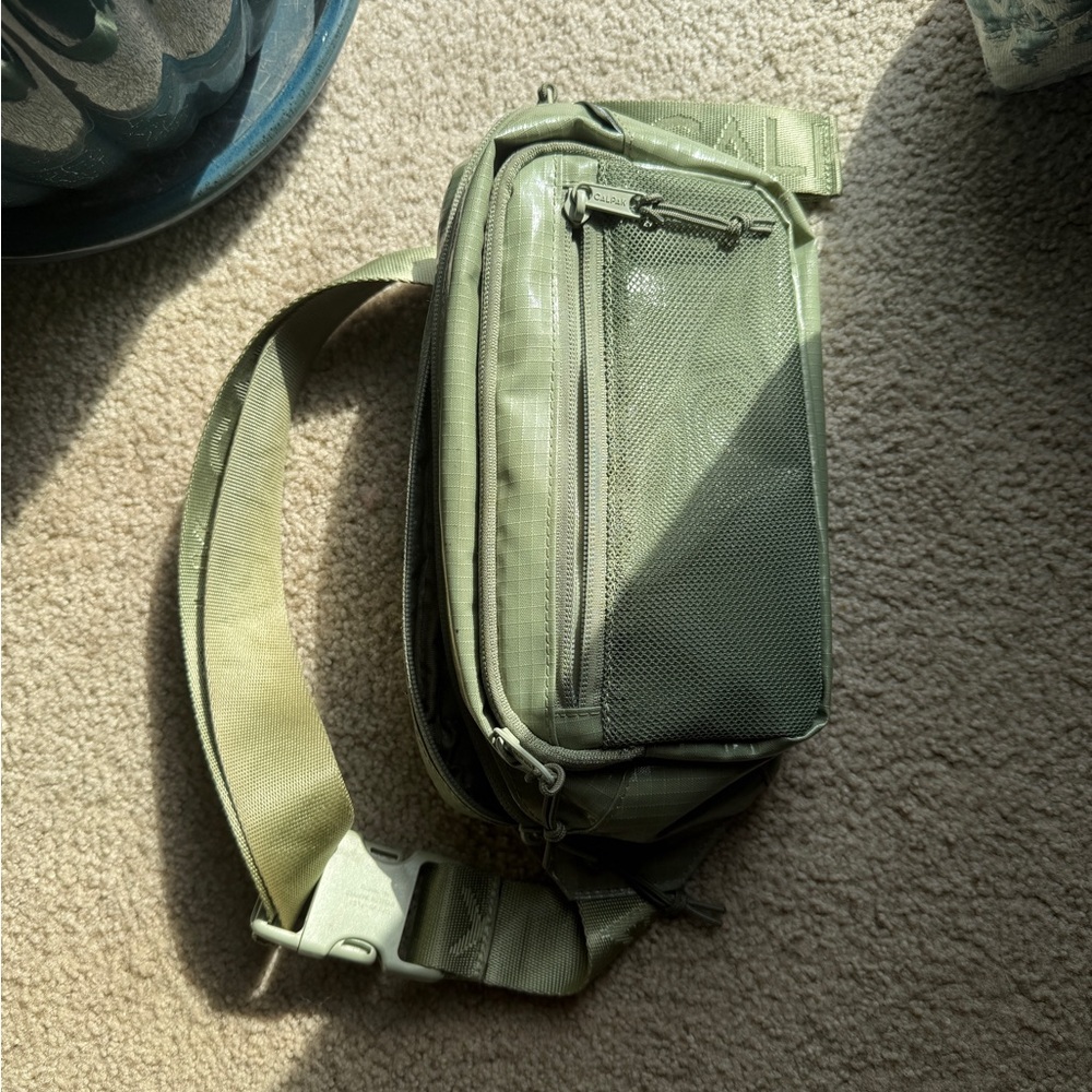 Calpak Sage Green Belt Bag